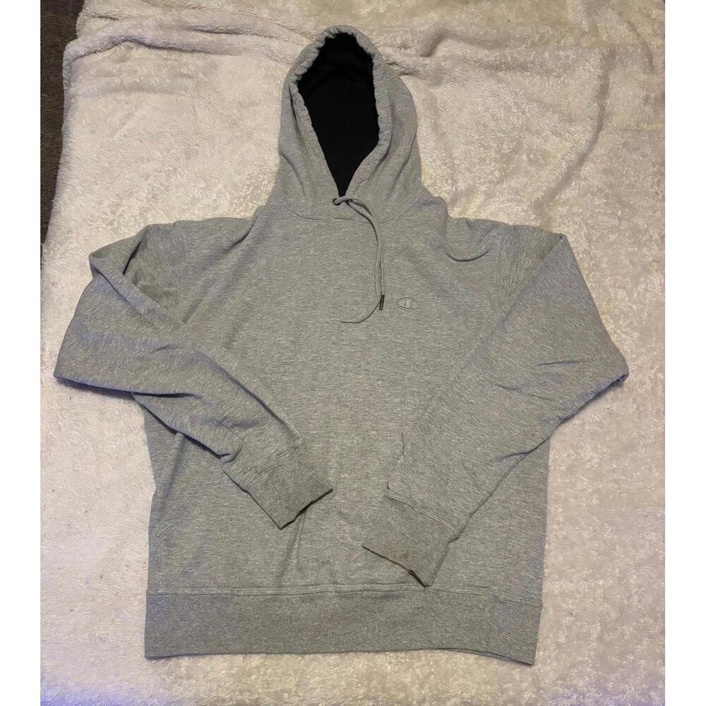 Champion Mens Pullover Gray Hoodie Size Medium